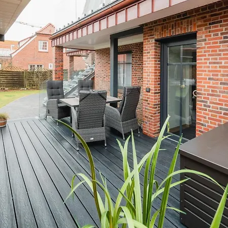 Winkelschiffchen IV mit Sauna Juist Exterior foto