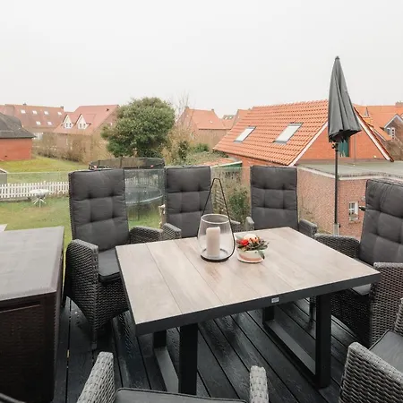 Winkelschiffchen IV mit Sauna Juist Exterior foto