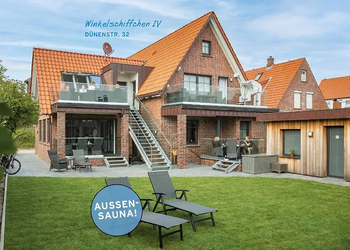 Winkelschiffchen IV mit Sauna